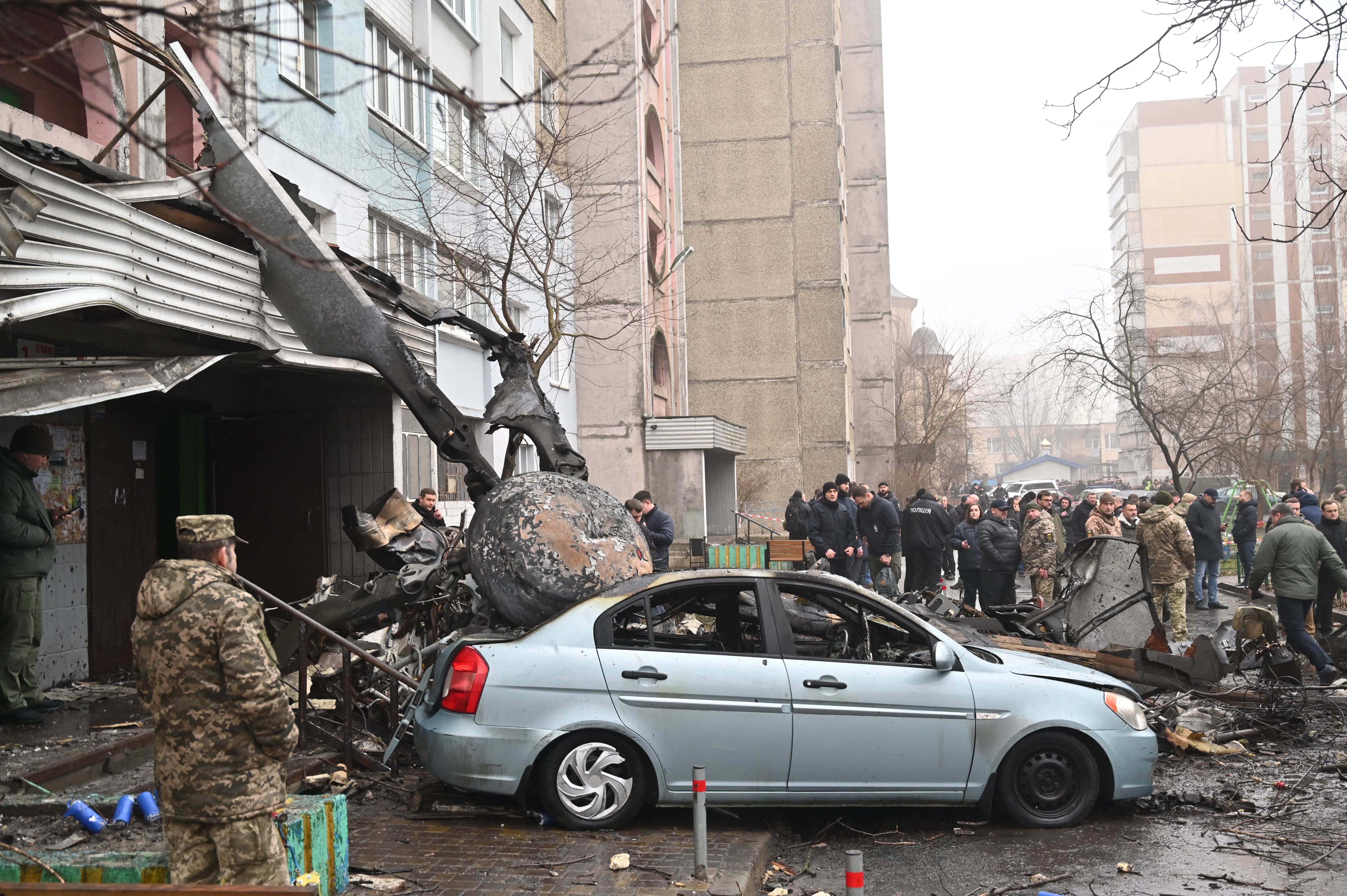 Упавшую на больницу в киеве