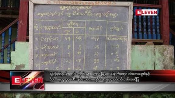 Embedded thumbnail for ရခိုင်ပြည်နယ်အတွင်း တိုက်ပွဲများကြောင့် မြို့နယ်ခြောက်ခုတွင် စစ်ဘေးရှောင်နှင့် ပိတ်မိနေသူ စုစုပေါင်း နှစ်သောင်းကျော်ထိ ရှိနေဟု စစ်တမ်းတစ်ခုဖော်ပြ