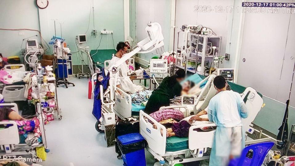 COVID-19 ပိုးတွေ့လူနာများအနက် ရောဂါပြင်းထန်၍ ICU ၌ ကြပ်မတ်ကုသခဲ့ရသည့် လူနာများကို တွေ့ရစဉ်