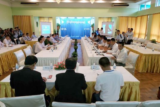 ၂၀၁၉ ခုနှစ် သြဂုတ်လအတွင်းက ပြုလုပ်သော ငြိမ်းချမ်းရေး တွေ့ဆုံဆွေးနွေးပွဲကို တွေ့ရစဉ်