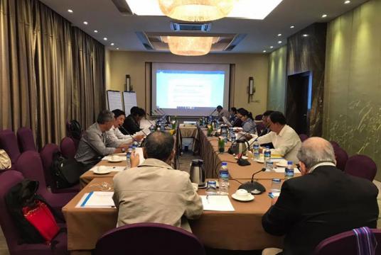 ရန်ကုန်မြို့၌ ဇန်နဝါရီ ၁၁ ရက်မှ ၁၂ ရက်အထိ NCA ထိုးထားသော တိုင်းရင်းသား လက်နက်ကိုင်အဖွဲ့များက လုံခြုံရေးကဏ္ဍဆိုင်ရာ လုပ်ငန်းကော်မတီ အစည်းအဝေး ပြုလုပ်စဉ် (Photo – Myo Win Facebook)