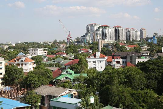 ရန္ကုန္ၿမိဳ႕ရိွ ေနအိမ္၊ ျခံ၀င္း၊ တိုက္ခန္းမ်ားကို ေတြ႕ရစဥ္