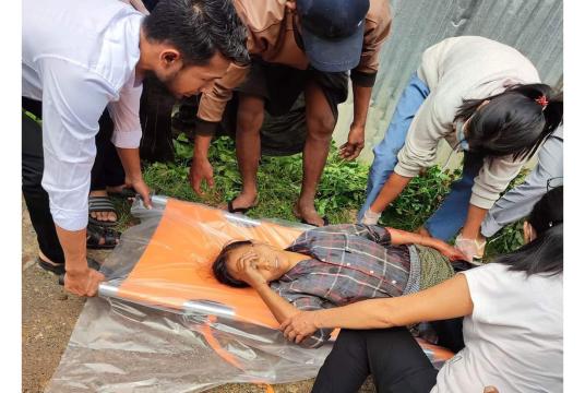 ရမ်ပူရပ်ကွက် ပလပ်စတစ်ဗူးခွံ ကောက်သည့် အမျိုးသမီး လုယက်ခံရမှု