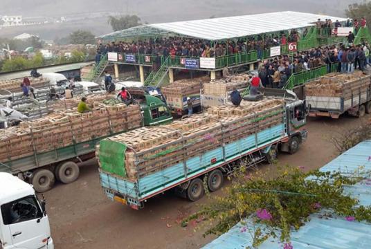 မြန်မာ-တရုတ်နယ်စပ်ရှိ မူဆယ်နယ်စပ် ကုန်သွယ်ရေးဇုန်တစ်နေရာကို တွေ့ရစဉ် (ဓာတ်ပုံ- ထွန်းနေလှိုင်)