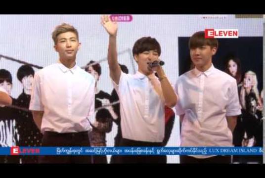 Embedded thumbnail for ကိုရီးယား K-Pop အဖွဲ့ငါးဖွဲ့ပါဝင်သော K-Pop Live Show ပွဲ ရန်ကုန်မြို့တွင်ပြုလုပ်ခဲ့