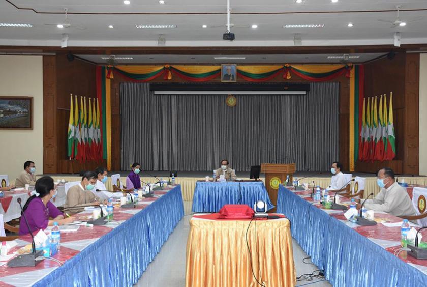 COVID-19 ကာကွယ်၊ ထိန်းချုပ်၊ ကုသရေး လုပ်ငန်းများတွင် ဆေးနှင့် ဆေးပစ္စည်း ဝယ်ယူဖြန့်ဖြူးရေးကဏ္ဍမှ ကြိုးပမ်းဆောင်ရွက်နေသူများအား ပြည်ထောင်စုဝန်ကြီးက အသိအမှတ်ပြု အားပေးစကား ပြောကြားစဉ်