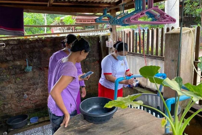 ပိုးလောက်လန်းပေါက်ပွားမှုမဖြစ်စေရန် အဘိတ်ဆေးခတ်နေစဉ်
