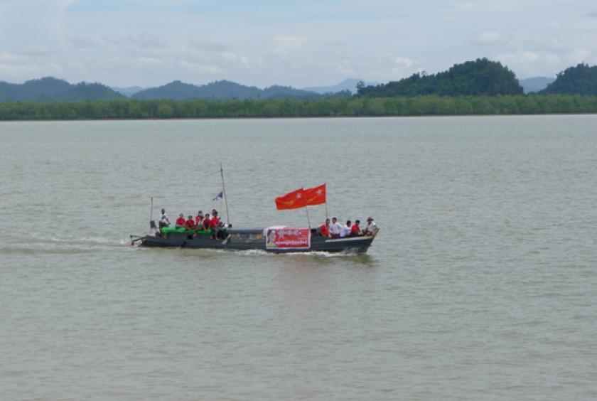 အာဆီယံ စက်ဘီးစီးပွဲတော်တွင် ကစားသမားများ ပါဝင်ဆင်နွှဲနေစဉ်။ (ဓါတ်ပုံ - ကျော်ထက်ထွန်း)