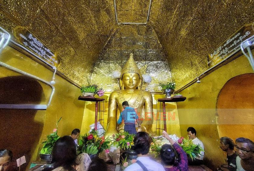 ပုံစာ - ဝါခေါင်လဆန်း ၁၁ ရက်နေ့ ချိုးရေတော်သုံးသည့်နေ့ (၄.၈.၂၀၂၅) နေ့ တွေ့ရစဉ်။