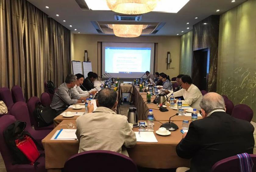 ရန်ကုန်မြို့၌ ဇန်နဝါရီ ၁၁ ရက်မှ ၁၂ ရက်အထိ NCA ထိုးထားသော တိုင်းရင်းသား လက်နက်ကိုင်အဖွဲ့များက လုံခြုံရေးကဏ္ဍဆိုင်ရာ လုပ်ငန်းကော်မတီ အစည်းအဝေး ပြုလုပ်စဉ် (Photo – Myo Win Facebook)