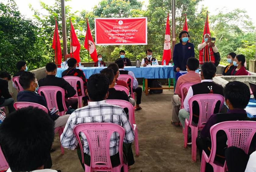 နာဂအမျိုးသားပါတီ ၏ ၂၀၂၀ ပြည့်နှစ် ပါတီစုံ ဒီမိုကရေစီ ရွေးကောက်ပွဲဆိုင်ရာ မဟာဗျူဟာ ဆွေးနွေးပွဲနှင့် ပါတီ ညီလာခံကို ဇွန်လအတွင်းက ပြုလုပ်စဉ် (■ Photo - နာဂအမျိုးသားပါတီ)