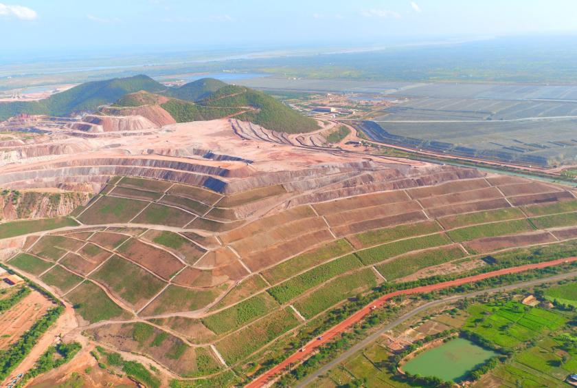 ပုံစာ- လက်ပံတောင်းတောင်ကြေးနီစီမံကိန်းဧရိယာကို ၂၀၂၀ ခုနှစ် မတ်လပိုင်းက တွေ့ရစဉ်။