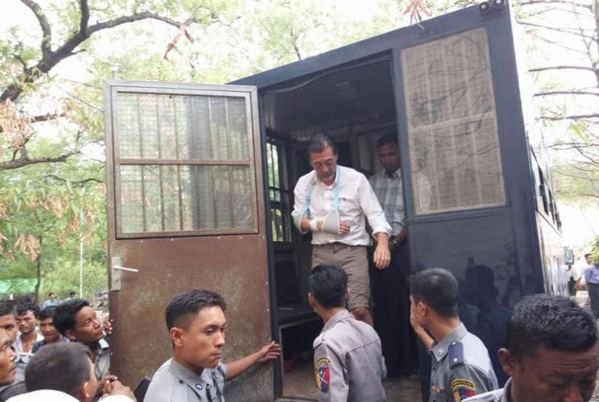 ကျန်းမာရေးအခြေအနေကြောင့် အာမခံရရှိခဲ့သော်လည်း ဆက်သွယ်မရသေးသည့် အမေရိကန်နိုင်ငံသားကို  ဇူလိုင်လအတွင်းက ရုံးထုတ်ခဲ့စဉ်