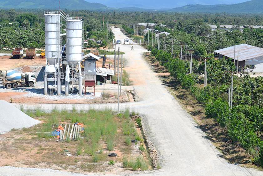 ထားဝယ်အထူးစီးပွားရေးဇုန်စီမံကိန်းတစ်နေရာကို တွေ့ရစဉ်