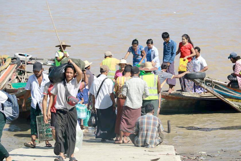  ရန်ကုန်မြို့တစ်ဖက်ကမ်း ဒလမြို့နယ်အတွင်း တစ်နေရာကို တွေ့ရစဉ်(ဓာတ်ပုံ-ကြည်နိုင်)